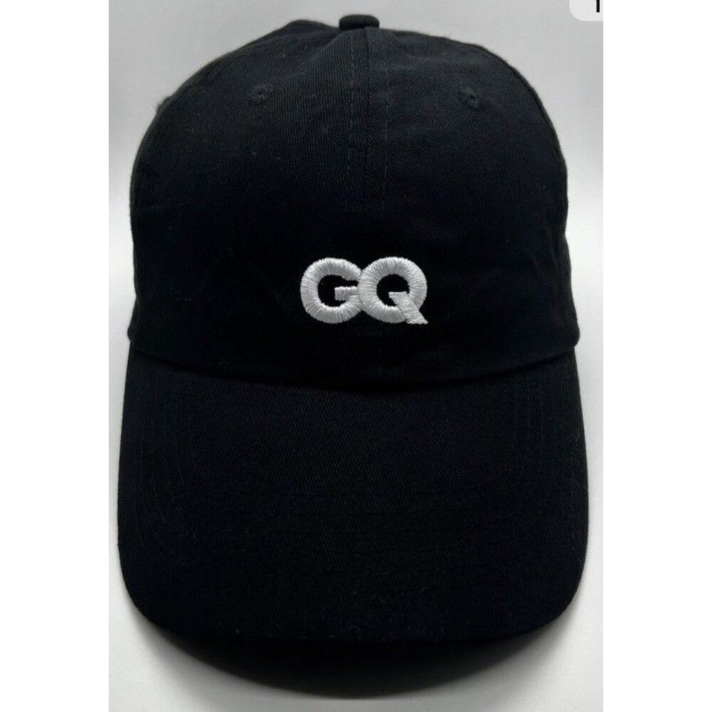 GQ Proud Subscriber Cap Hat Adult Adjustable Black 100% Cotton